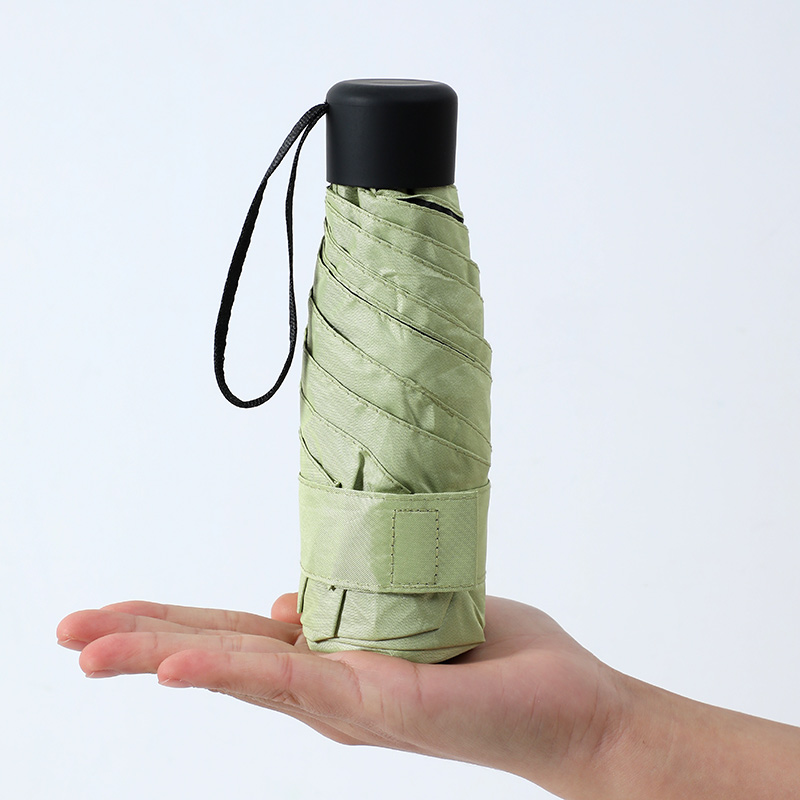 Mini paraguas plegable ultraligero de bolsillo para mujer, paraguas plegable pequeño a prueba de viento para viaje, paraguas compacto para lluvia para hombre, paraguas protector solar para exteriores