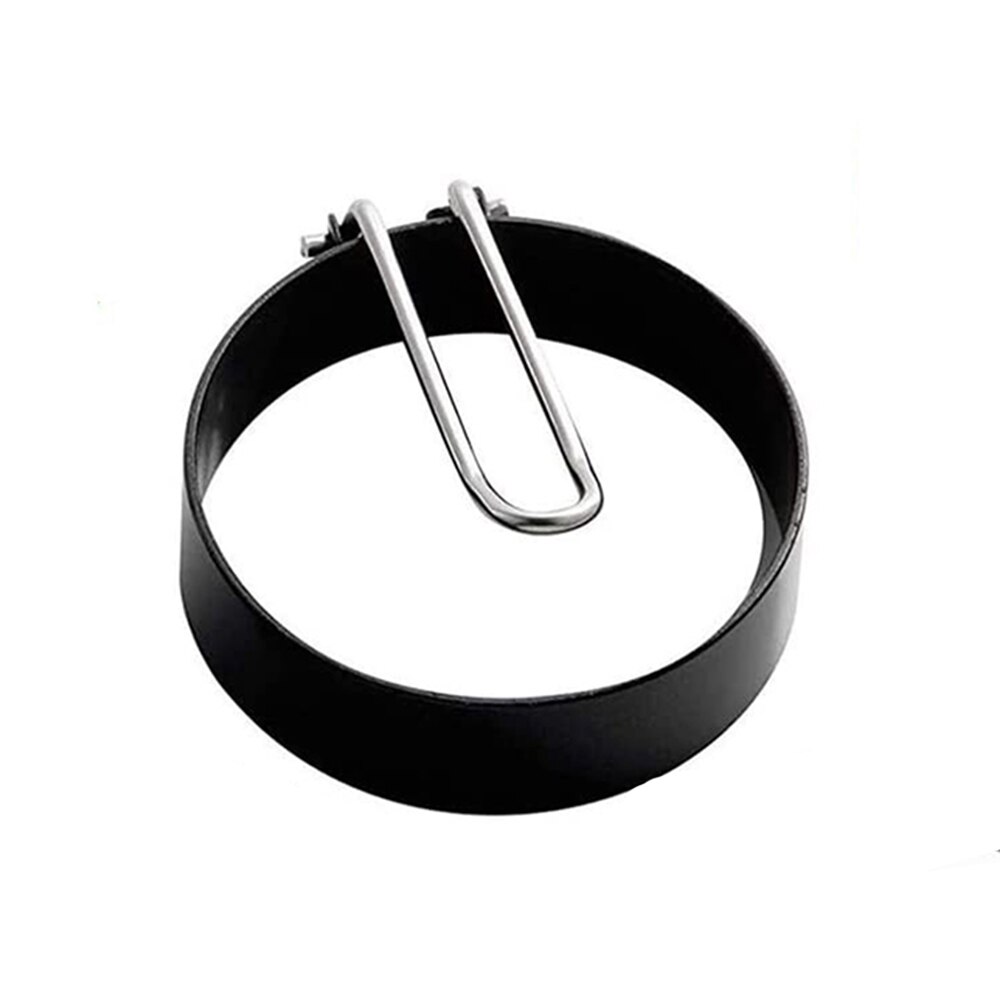 1XRound Egg Cooker Ring Stainless Steel Non Stick Eggs Shaper Mold Cooking