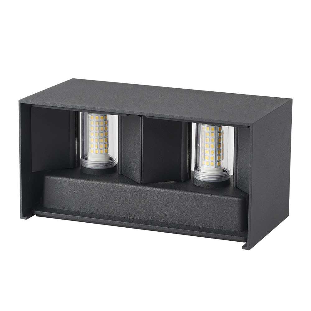 MiniInTheBox LGIO-Lampe de Décoration de Jardin, Appliques Murales G9 Extérieures, Porche Étanche IP65, Éclairage NikLumineux LED en Aluminium
