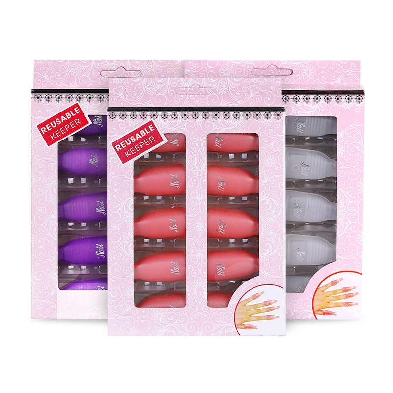 Recycle Easy Nail Removal Second Generation Nail Removal Set Nail Removal Glue Finger Sleeve Nail Tool 10 Sets
