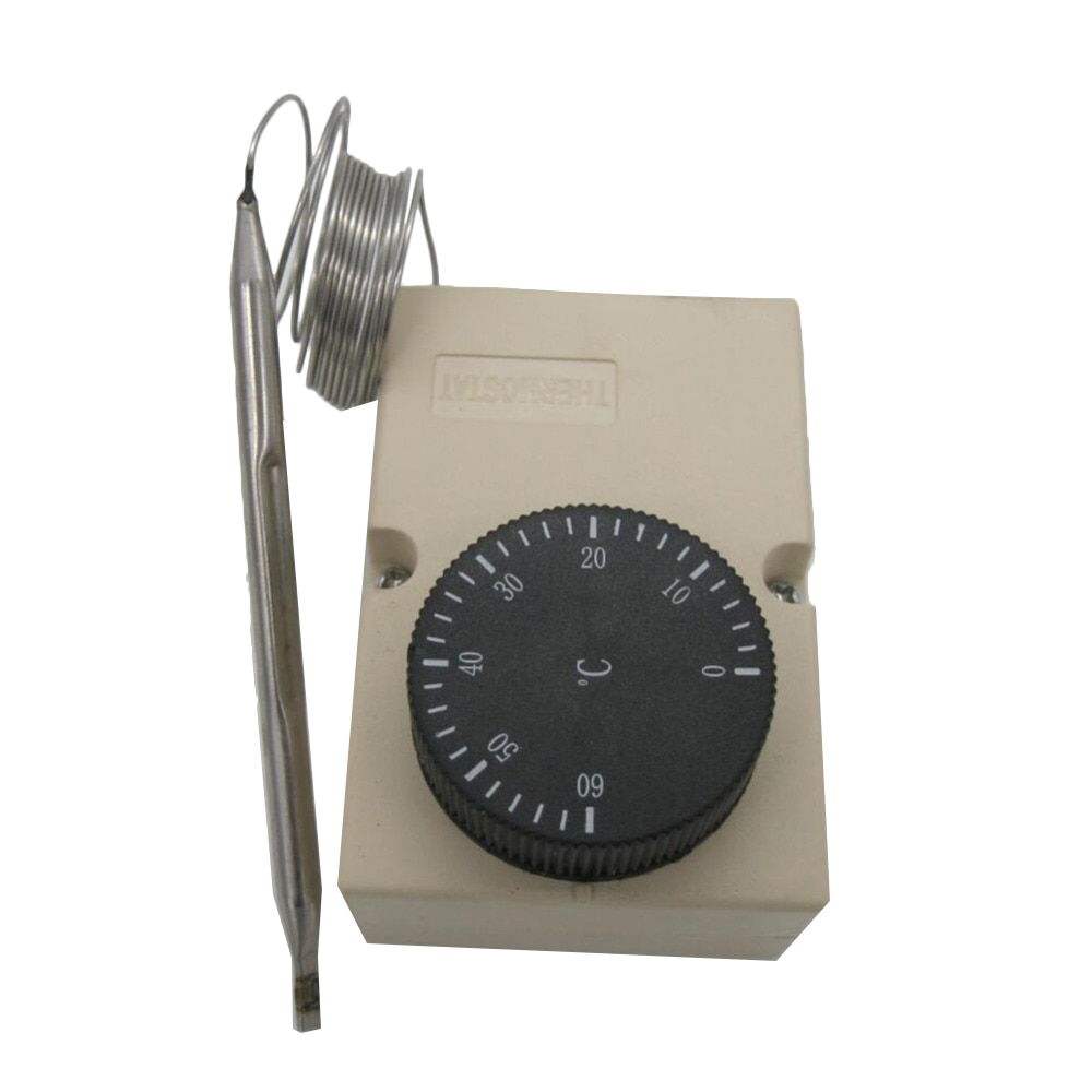 AC220V 0-60C temperature Control switch thermostat temperature controlled switch temperature controller waterproof junction box