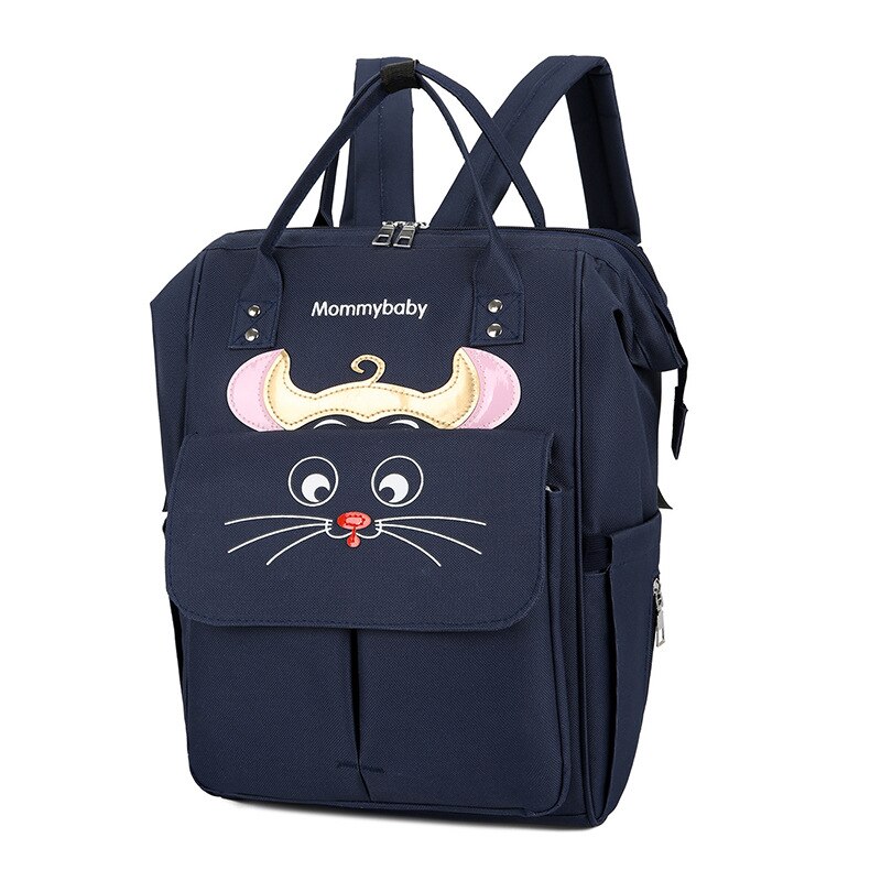 Grand sac à dos d'allaitement réglable grande capacité-Style travail sac de maman dessin animé sac de mère sac à couches multifonctionnel