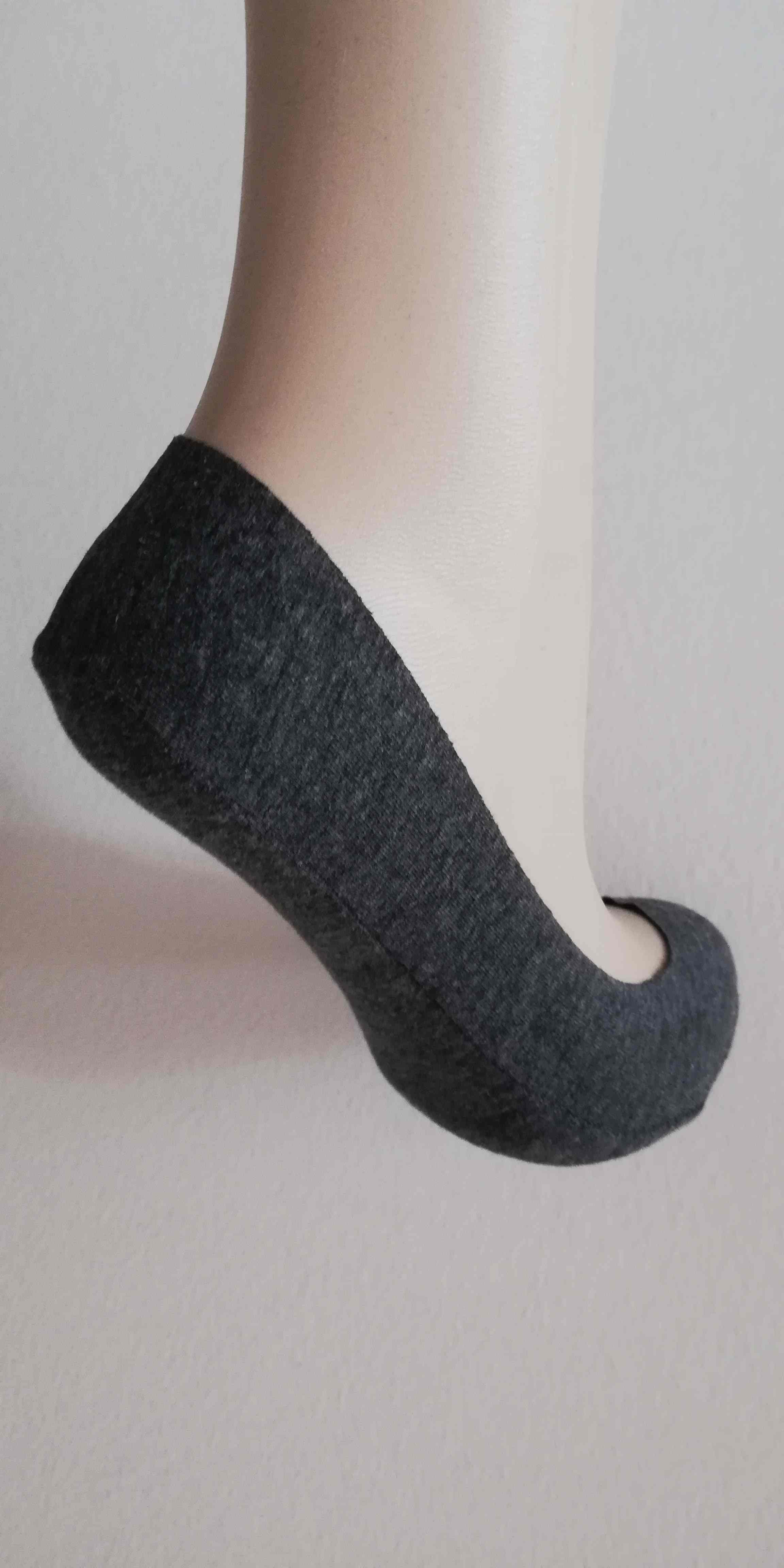 Gebonden Footsies: Dark Grey