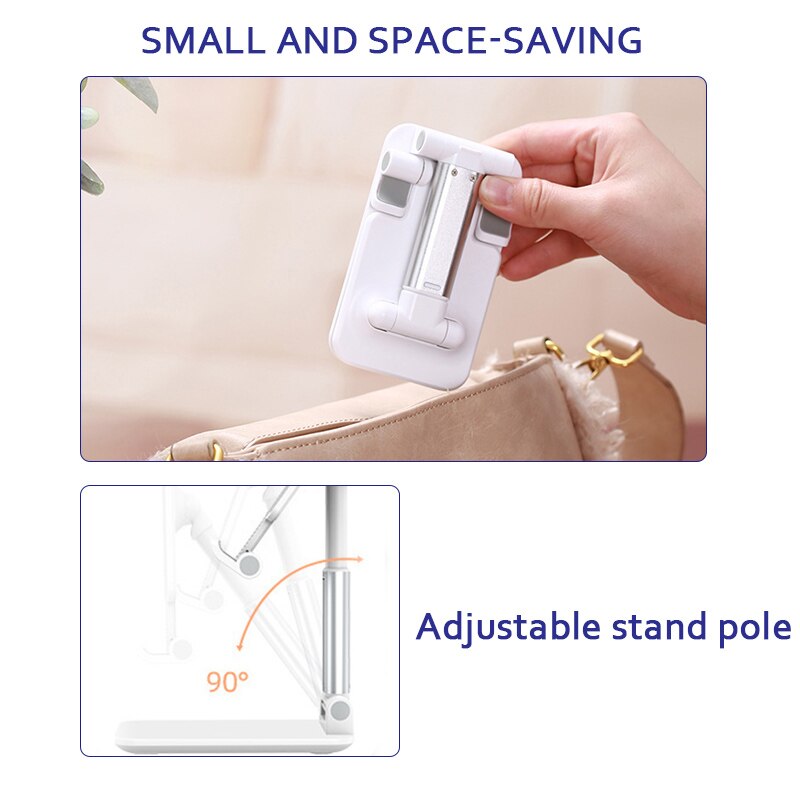 Mobiele Telefoon Klaptafel Stand Telescopische Telefoon Houder Beugel Voor Ipad Iphone Android Telefoons