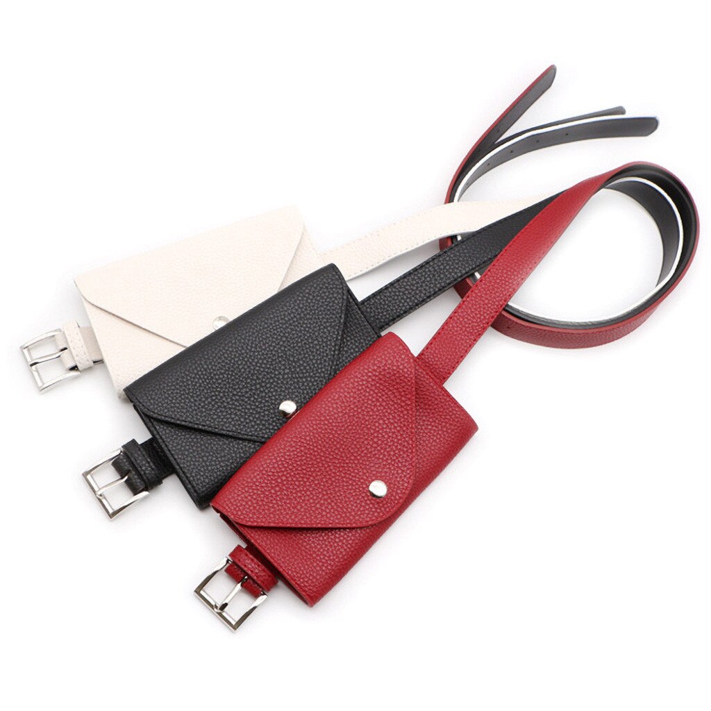 Neue Taille Tasche PU Leder Fanny Pack Femal Gürtel Telefon Beutel Kleine Brust Pack Taschen Vintage Frauen Gürtel Messenger Taschen