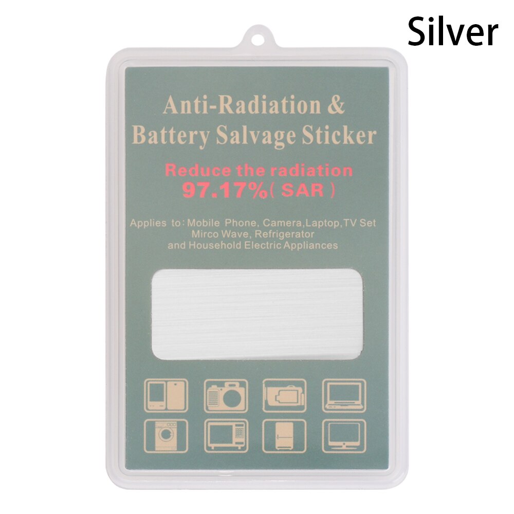 10/20 Pcs Anti Radiation Shield EMF Protection Neutralizer Sticker Scalar Energy Shield For Cell Phone Anti Radiation Sticker: silver-2PCS