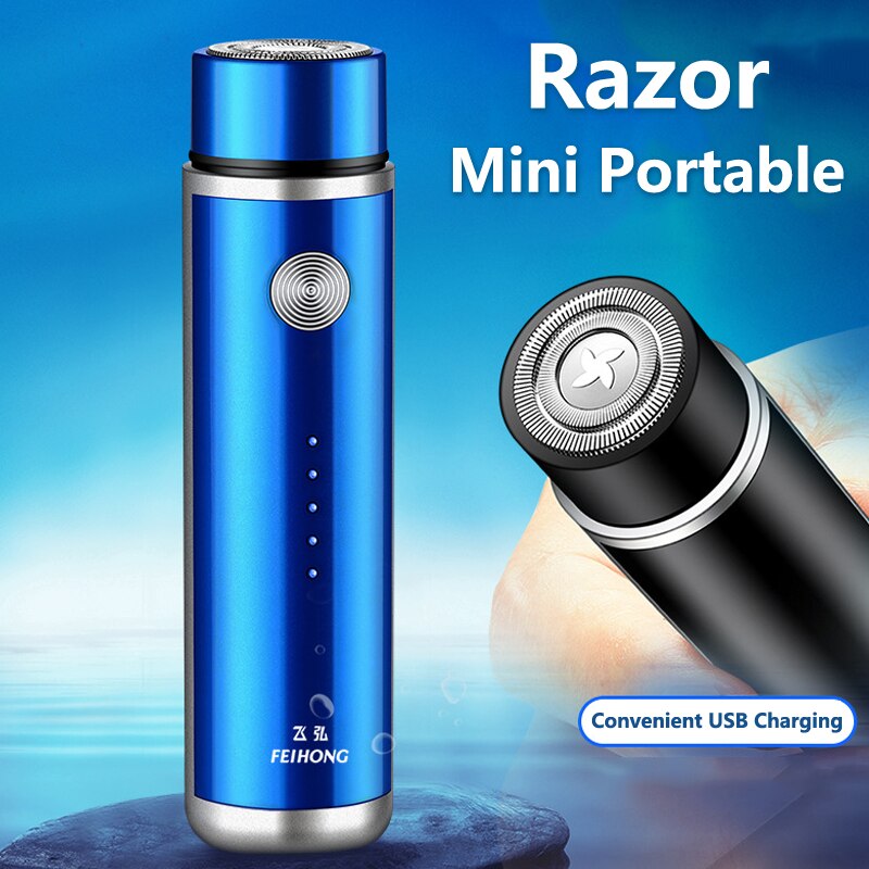 1Pcs Mini Elektrische Scheerapparaat Mannen Draagbare Elektrische Scheerapparaat Scheerapparaat Usb Opladen Mannen Scheerapparaat Gezicht Full Body Scheerapparaat voor Man Vrouw