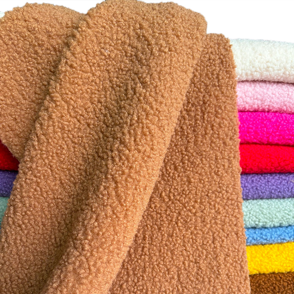 Tela de lana de cordero sintética gruesa y cálida, muñeco de peluche de lana Coral, forro de costura ligero elástico, accesorio de ropa, 160cm x 100cm