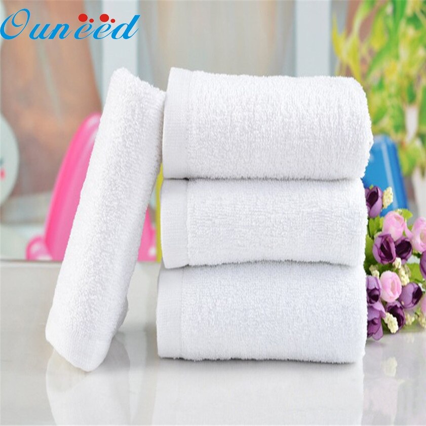 1 stück Weiche Baumwolle 32*72 cm Hotel Bad Handtuch Waschlappen Hand Handtücher Weiß D1024
