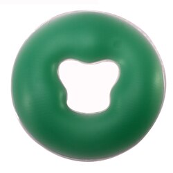 Almohada de silicona en forma de U para el cuidado de la salud, almohadilla de Gel para Spa, descanso facial, masaje de espalda y cuerpo, cojín de cuna: Green