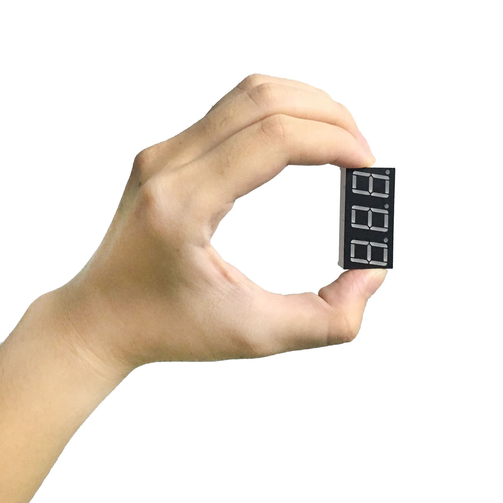 Mcigicm 100 st 7 segment gemensam katod 3 bitars digitalt rör 0.56 " 0.56in.  röd led display 7 segmentos led digitalt rör