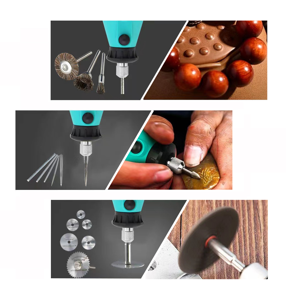 Kit d'accessoires pour Mini perceuse, 220 pièces, outil rotatif abrasif, embouts, lames, disques, jeu pour ponçage Dremel, coupe, meulage