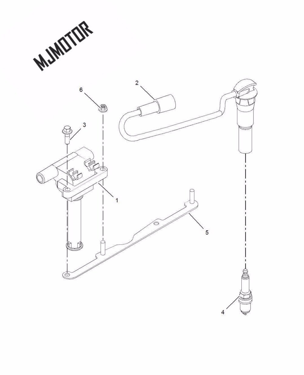 Ignition coil for Chinese SAIC MG3 MG5 ROEWE 350 1.3L 1.5L engine Auto car motor parts IGN200001