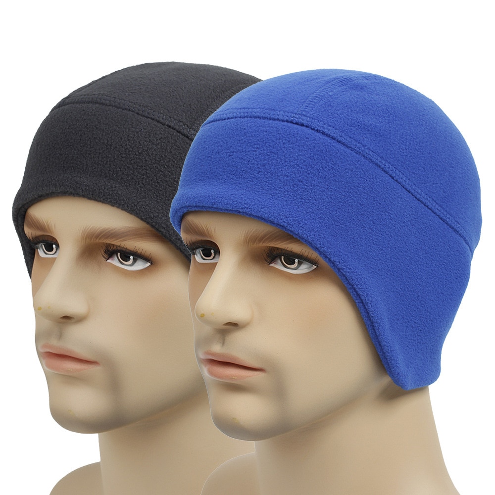 Gorro cálido de invierno para hombre, gorro de deporte de esquí para ciclismo, gorros a prueba de viento, gorros de lana, gorro térmico ligero para mujer