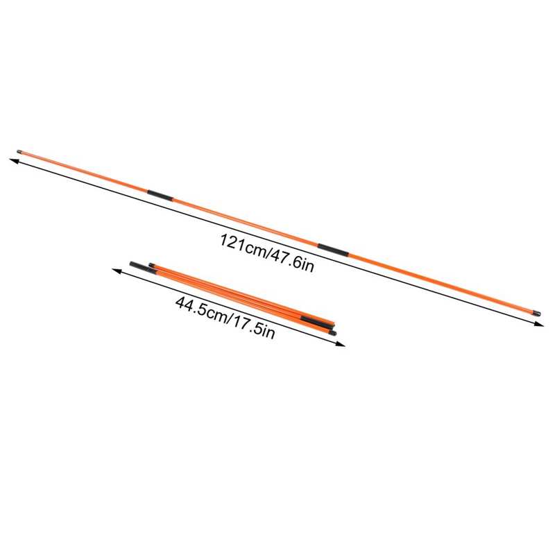 Practice Stick Fiberglass Alignment Stick Three‑Fold Direction Indicator Equipment Accessories
