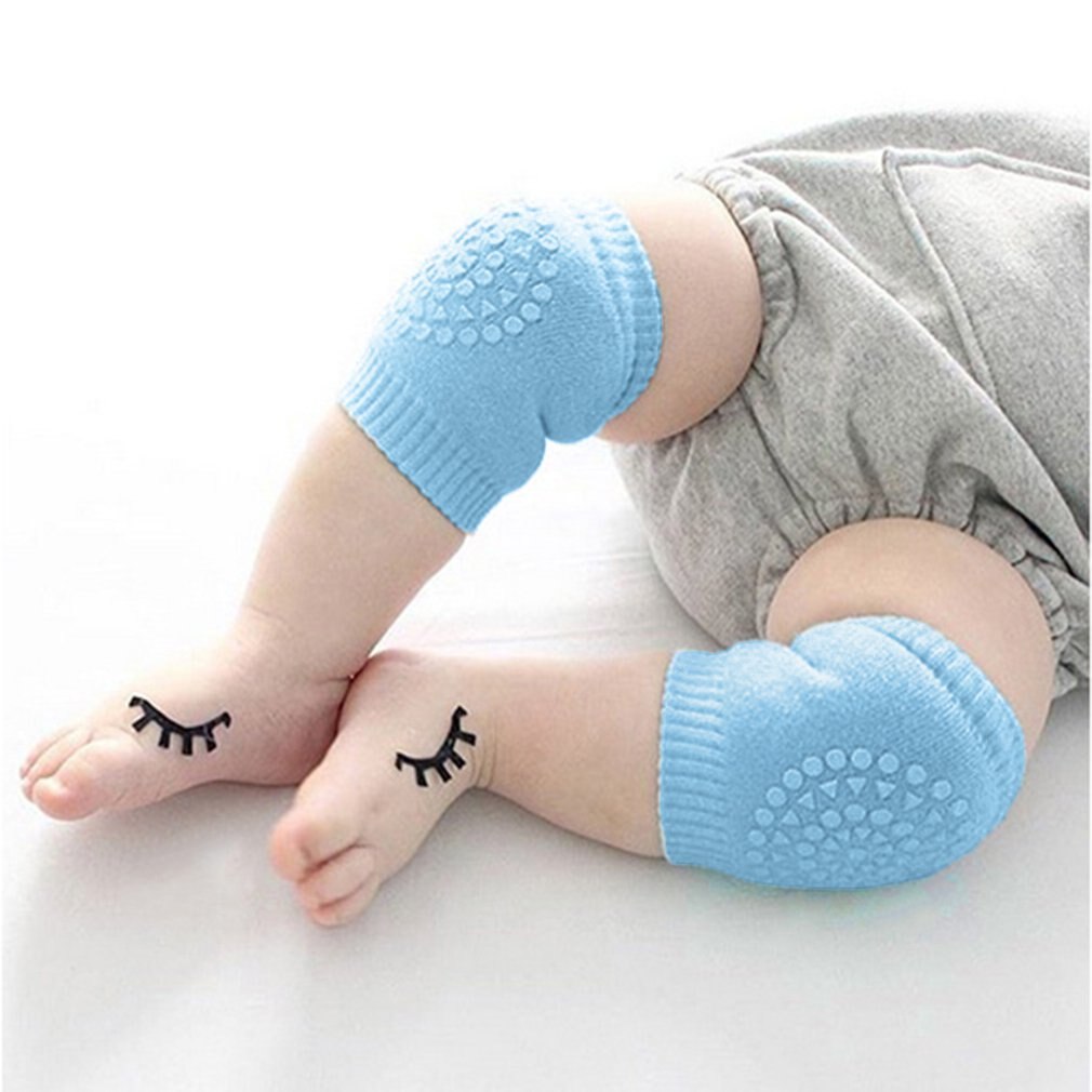 Een Paar Baby Knie Pads Comfortabele Kids Veiligheid Ademend Kruipen Elleboog Knie Beschermende Pad Warmers Voor Baby Peuters