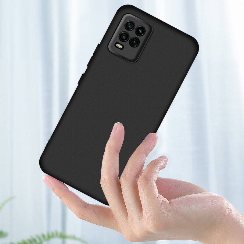 Matowy pokrowiec robić Xiaomi Mi 10 Lite Powiększenie Obudowa ultra cienki miękkie silikonowe plecki TPU pokrywa dla Xiaomi Mi 10 Lite Powiększenie matowe etui na telefony
