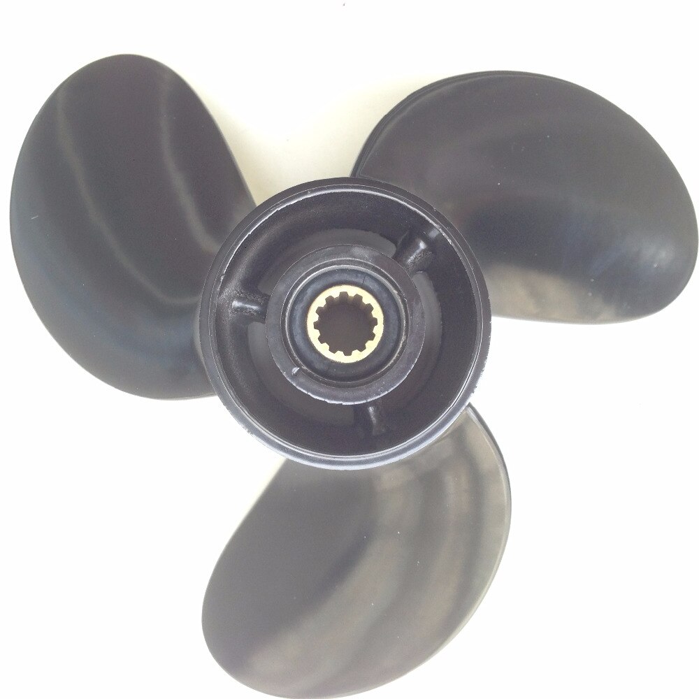 8.5x8.5 Voor 8-9.9 HP voor tohatsu propeller tohatsu buitenboordmotoren Aluminium Propeller 12 tand spline