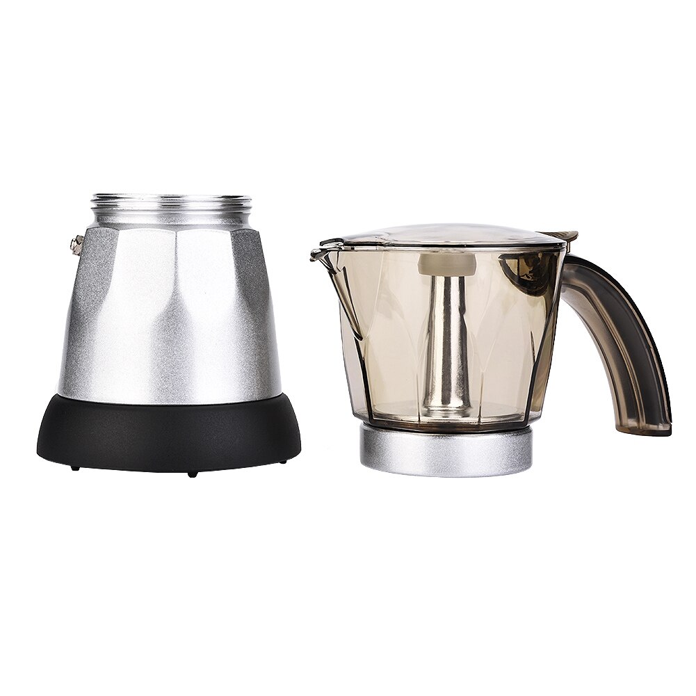 150ml/300ml, 3-6 tazas, 480W, cafetera eléctrica de Espresso, desmontable, cocina, cafetera para cocina de hornillos