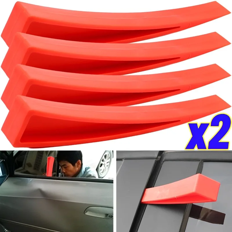 Auto Fenster Dent Reparatur Kunststoff Rot Auto Universal Brecheisen Vergrößerer Tür Aussparung Körper Fenster Tür Keil Entfernen Reparatur Hand Werkzeuge
