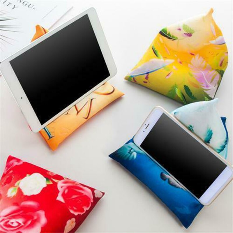 Mini Multi-Hoek Zachte Stand Kussen Tablet Telefoon Houder Voor Ipad Tablet Telefoon Draagbare Zachte Stand Kussen Tablet Telefoon houder