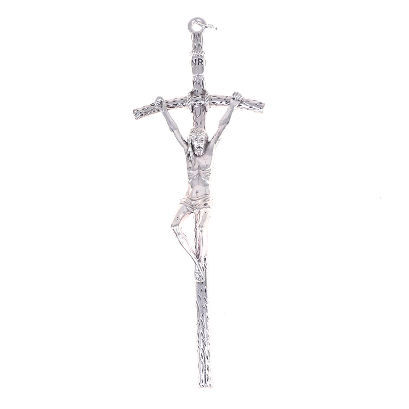 Décoration murale Antique en alliage avec croix Crucifix, jésus, Christ, catholique, église religieuse, décoration de la chapelle, pour la maison, 1 pièce