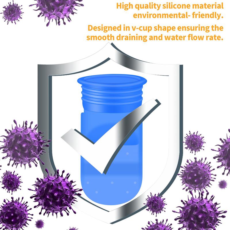 Drain Backflow Preventer 4 Pack, One Way Valve For Pipes Tubes In Toilet Bathroom Floor Drain Seal Resist Smell And Bugs, 1.97 i