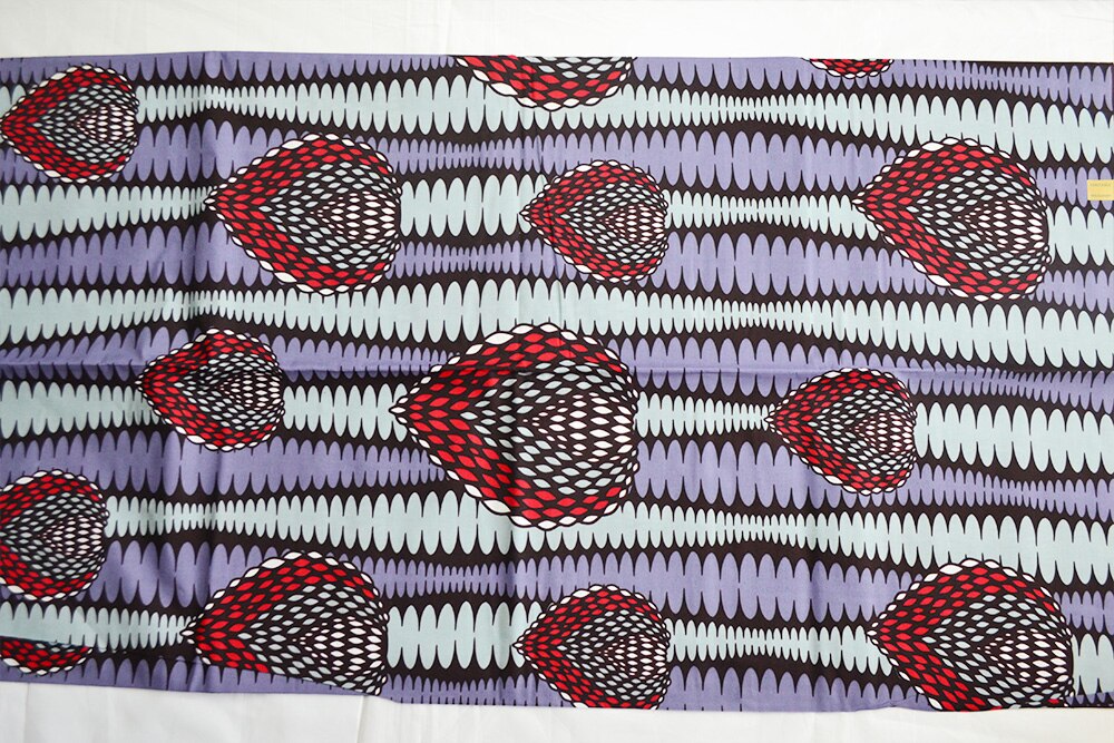 6 Yards Ankara Wax Fabric African Print for Sewing Super Real Wax Pagne Africain 100% Cotton Loincloth for Dress 40x40