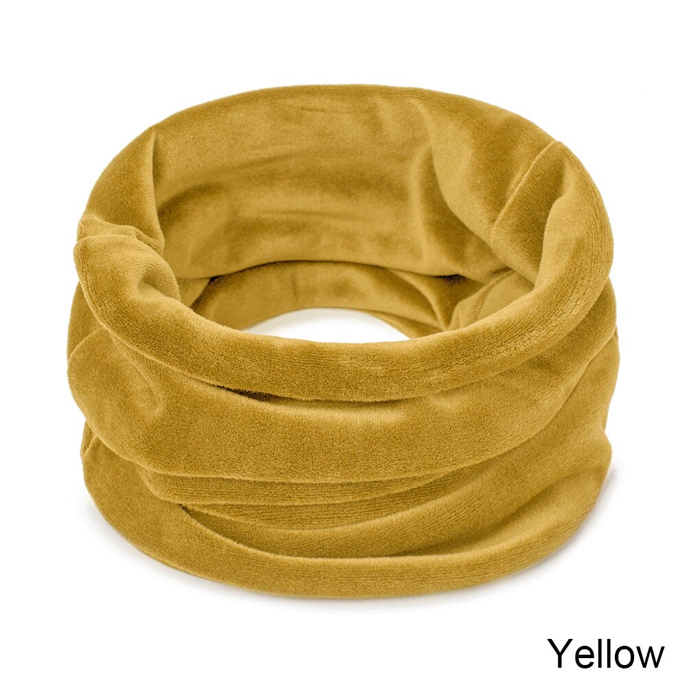 Gruppe hoppe kvinders efterår vinter tørklæde afslappet ring strikket ring tørklæde til mænd ensfarvet blød hals tørklæde halstørklæde