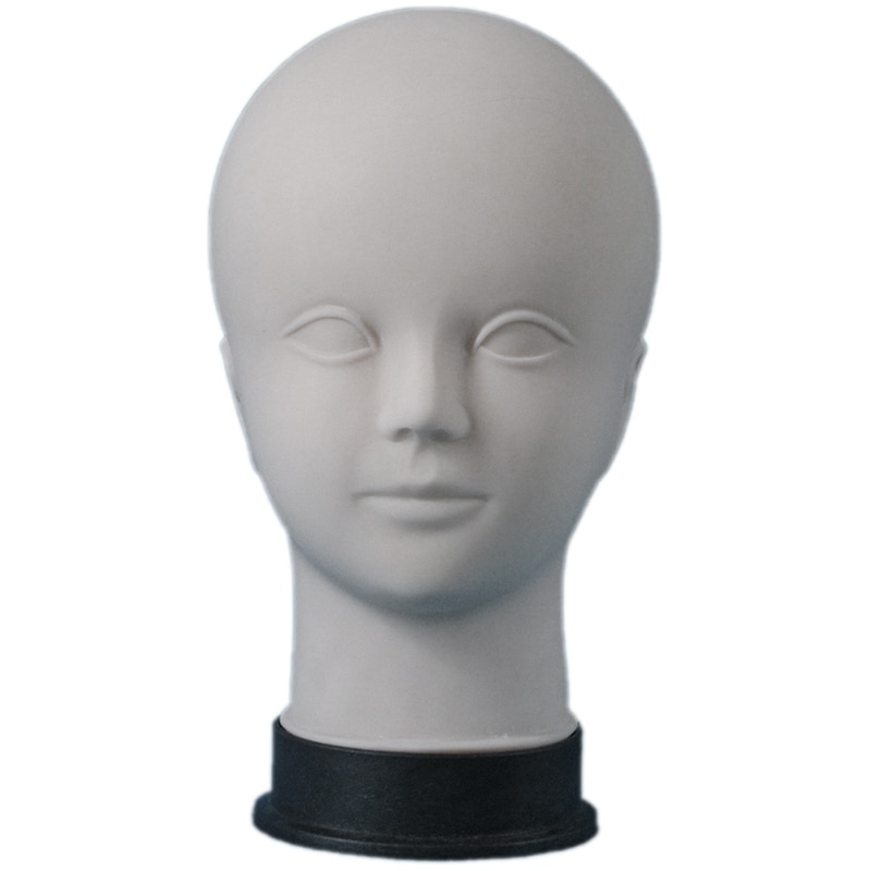 Plastic Vrouwelijke Kosmetiek Mannequin Hoofd voor Make Praktijk, Oefenpop Hoofd Kapper, Mannequin Hoofd