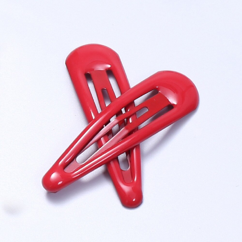 Barrettes à cheveux pour enfants, épingles colorées, couleur bonbon, 1 pièce, accessoires: RED