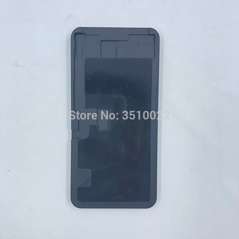 Moule à plastifier en Silicone LCD noir avec trou de câble flexible pour Samsung S10 G973 S10Plus G975 Note10 Note 10 + pas de câble de pliage