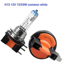 12V Halogeen Lampen Transparante Drl H15 Wit 2Pcs Hoge Helderheid Vervanging