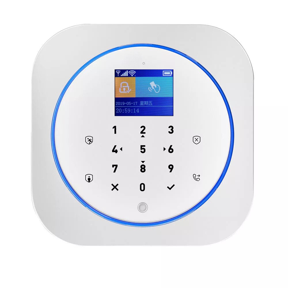 Tuya Smart WIFI D'alarme Antivol GSM Chinois Anglais Espagnol Russe 11 langues