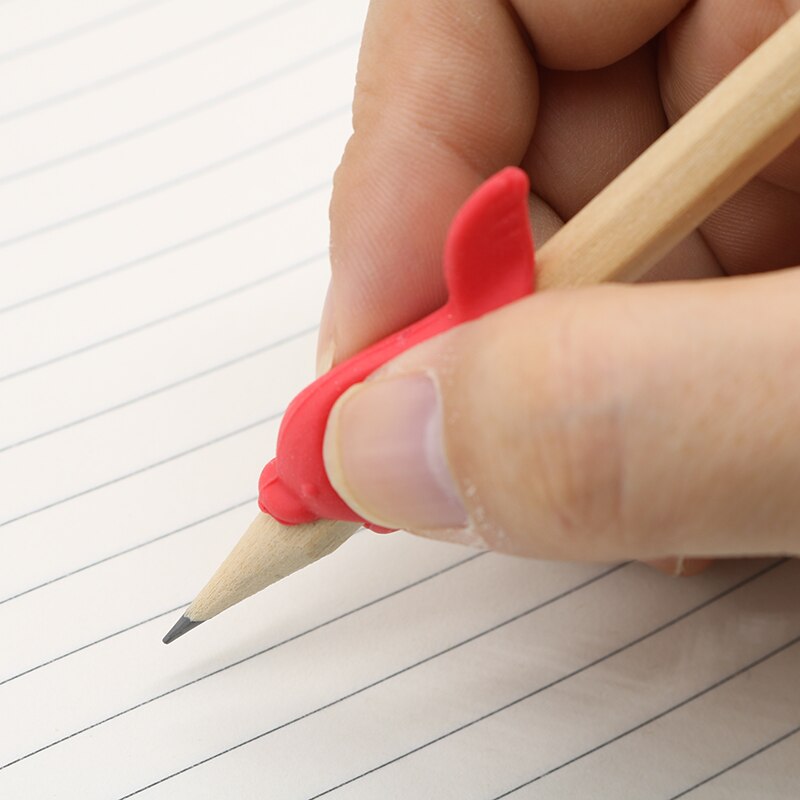 10 pz/borsa Delfino Pesce Postura Scrittura Ortesi impostato di Cancelleria di Scrittura Della Penna titolare Bambini Studenti silicone Matita Supporto Della Penna