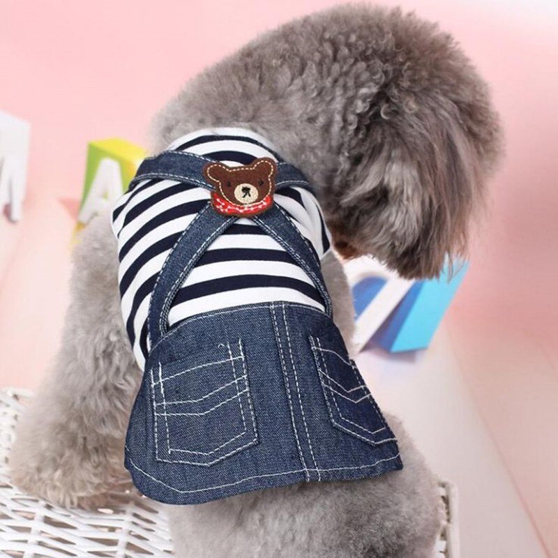 Ropa de mascotas para Yorkshire Terrier, perros pequeños, cachorros, animales pequeños, razas a rayas, vestidos de princesa para boda y gatos de verano