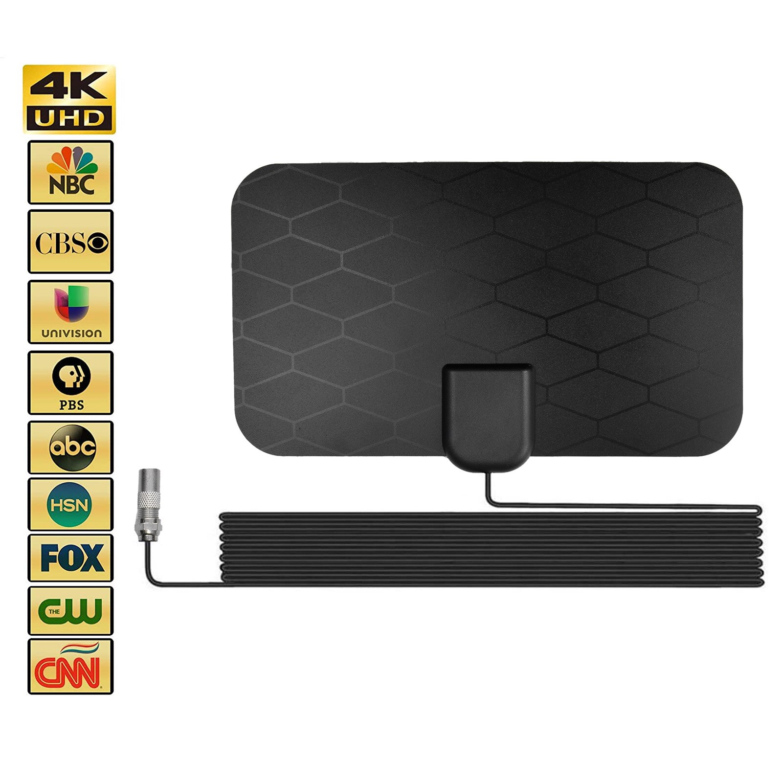 4K HD TV Antenna Unique High Gain Indoor Digital HDTV Antenna