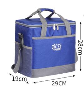 15L/25L Cooler Bag Waterproof Picnic Shoulder Bags For Food Drink Fruit Insulation Thermal Bag Ice Pack ThermaBag refrigerator: 15L Blue