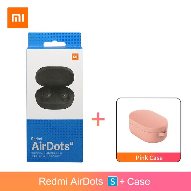 Nuovo Xiaomi Redmi Airdots 2 Redmi Airdots S TWS Bluetooth 5.0 auricolare Stereo Bass True Wireless Stereo Auto Link auricolare: Airdots s  pink