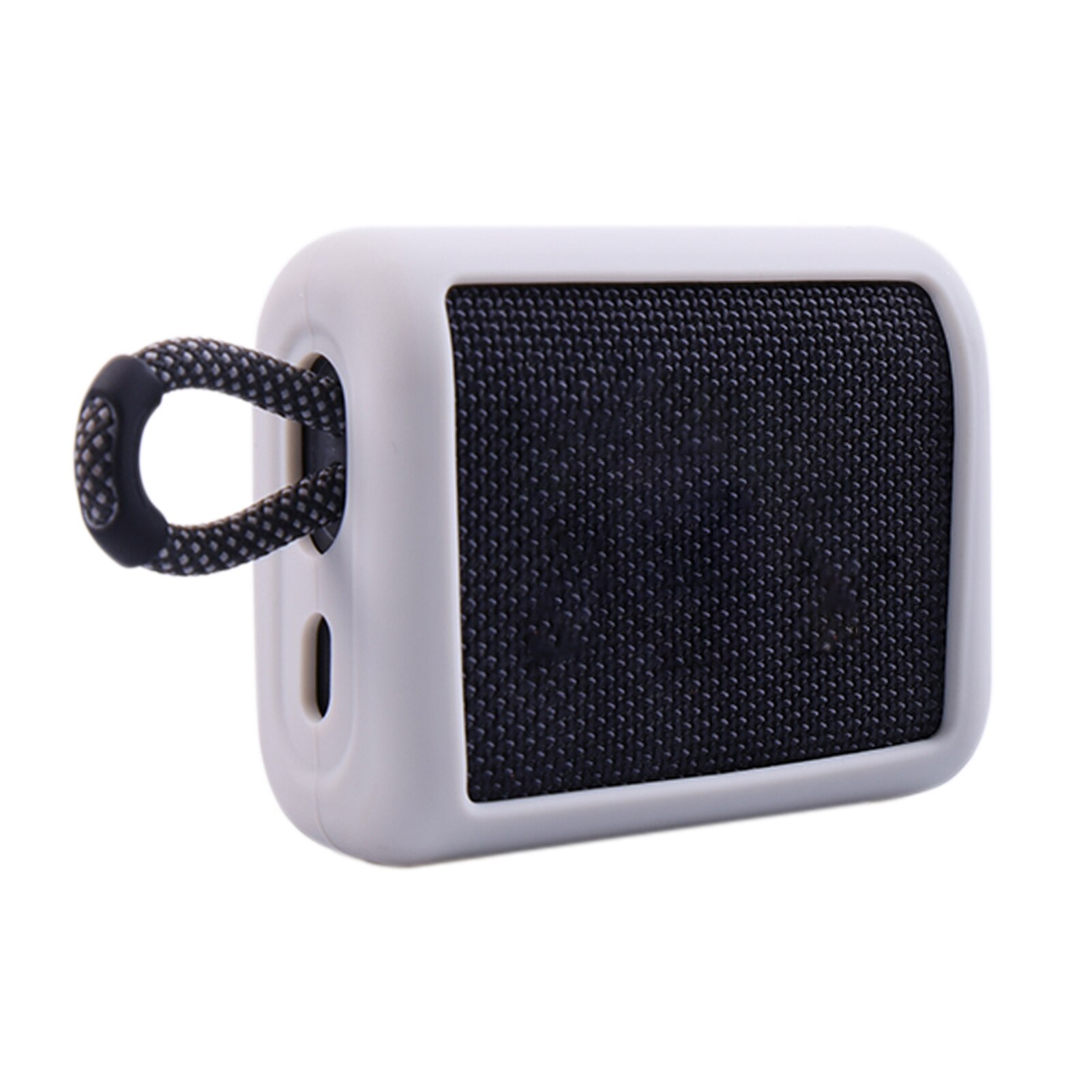 Portable Silicone Case Protective Travel Case Soft Silica Gel Storage Pouch Audio Case For JBL GO 3 GO3 Bluetooth Speakers: Gray