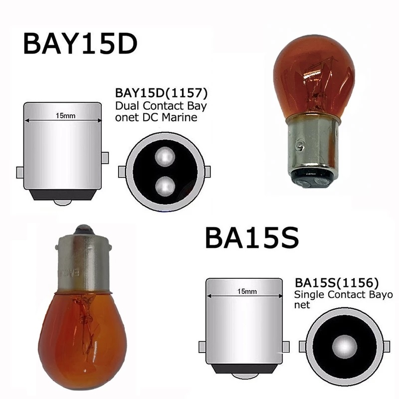 10 Uds 12V 21W 1156 BA15S S25 freno trasero de coche parada luces de marcha atrás bombilla 1157 BAY15D rojo Auto señal de giro bombilla trasera blanco/ámbar
