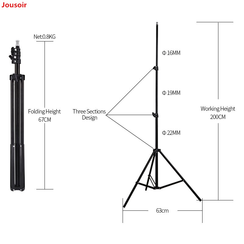 2M Licht Stehen Stativ Für Foto Studio Softbox Video Flash Regenschirme Reflektor Beleuchtung Bakcground Stehen CD05