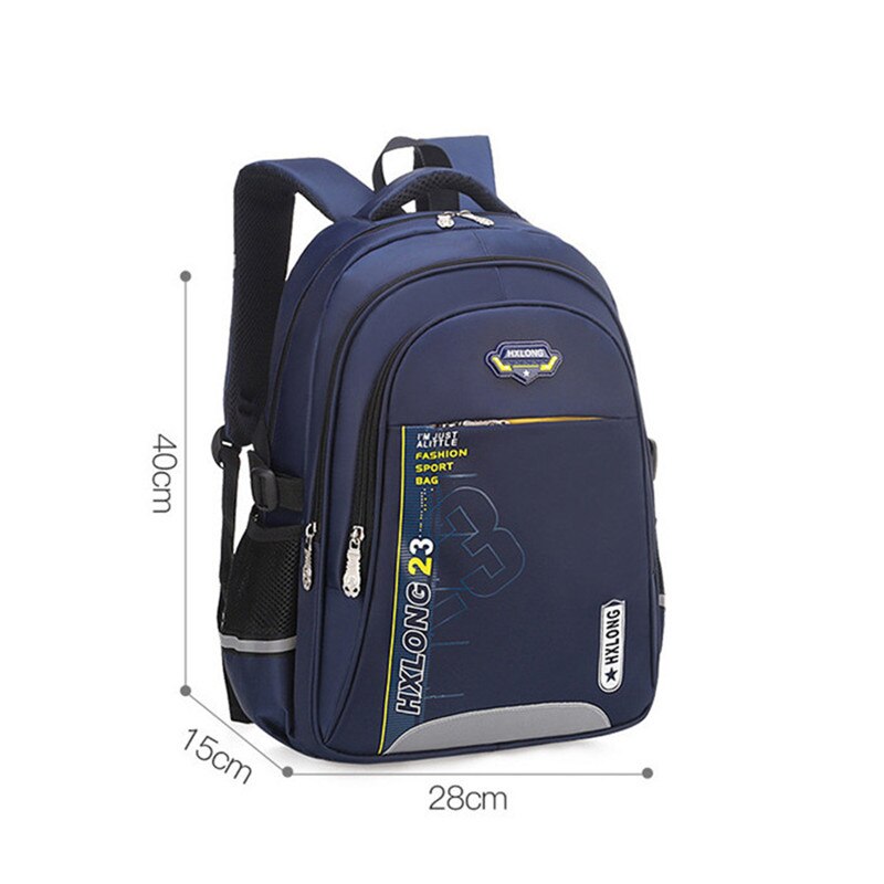 Mais novo crianças sacos de escola para meninas meninos escola mochila preto mochilas escola primária crianças grande mochila escolar: small dark blue