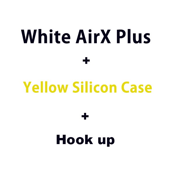 TOP 1562A Chip AirX Plus ANC TWS Wireless Bluetooth Earphones Active Noise Cancelling Earbuds 12D Super Bass HD MIC 6-8H Battery: White-Yellow  case