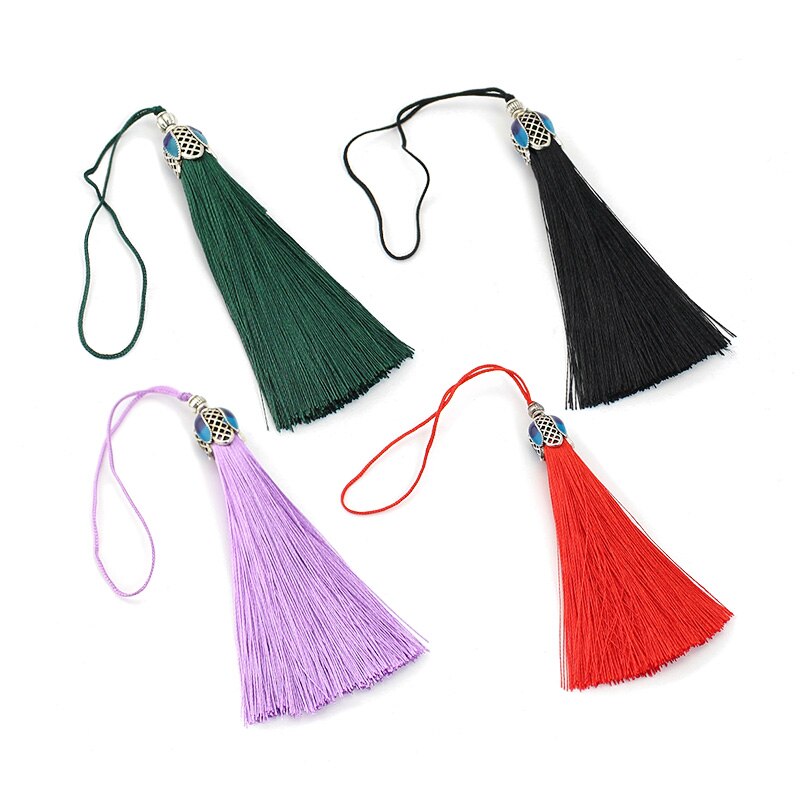 4 color lanyard Tassels keycord cell phone pendant Phone accessories Suitable For cards keys keychain id card flash drive