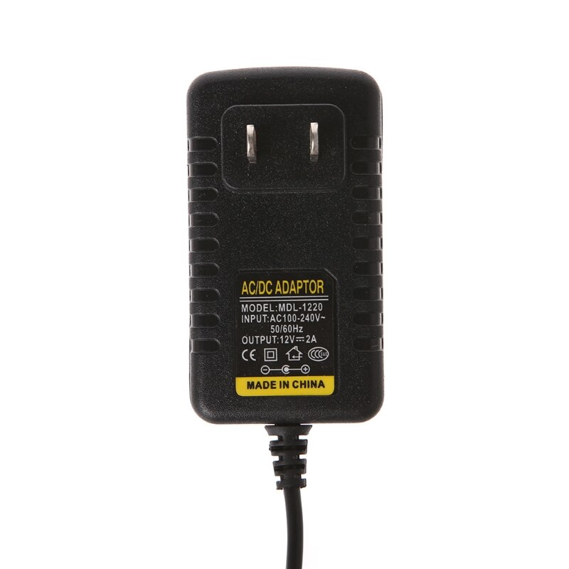 12 V 2A AC 100-240 V Converter Adapter DC 5.5*2.1mm 4.0*1.7mm voeding Kabel