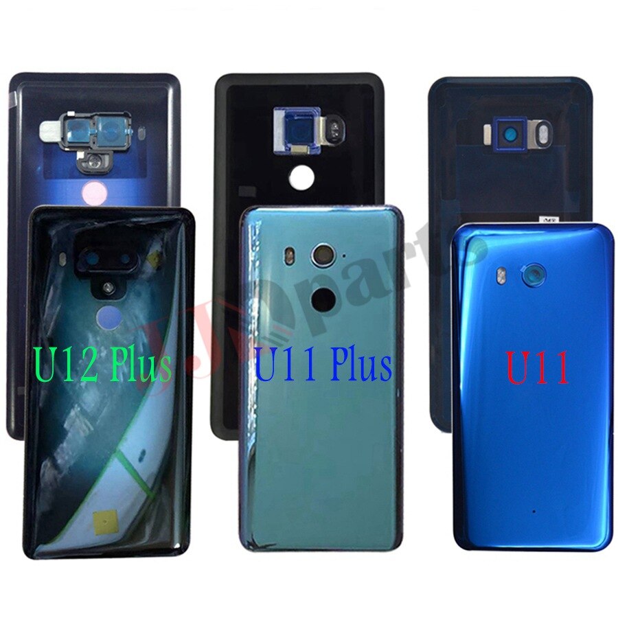 Voor Htc U12 Plus Terug Glas Met Camera Lens Deur Terug Behuizing Achter Voor Htc U11 Plus Batterij Cover u11 Behuizing Deur Vervangen