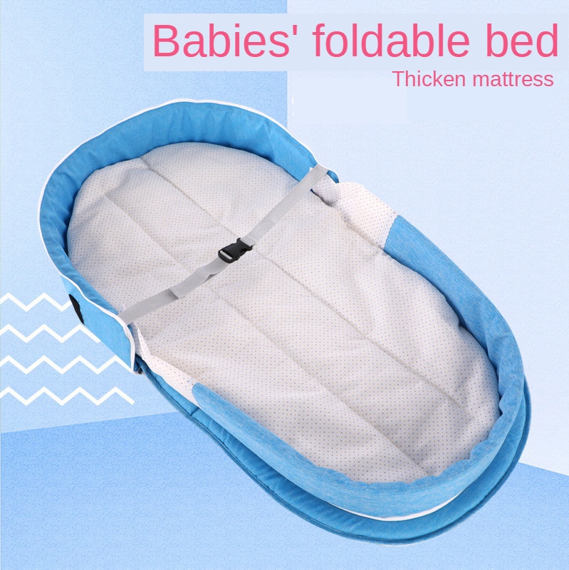 Bærbar foldbar babyseng rejse babyseng myggenet med åndbar baby sovekurv mobil tremmeseng baby