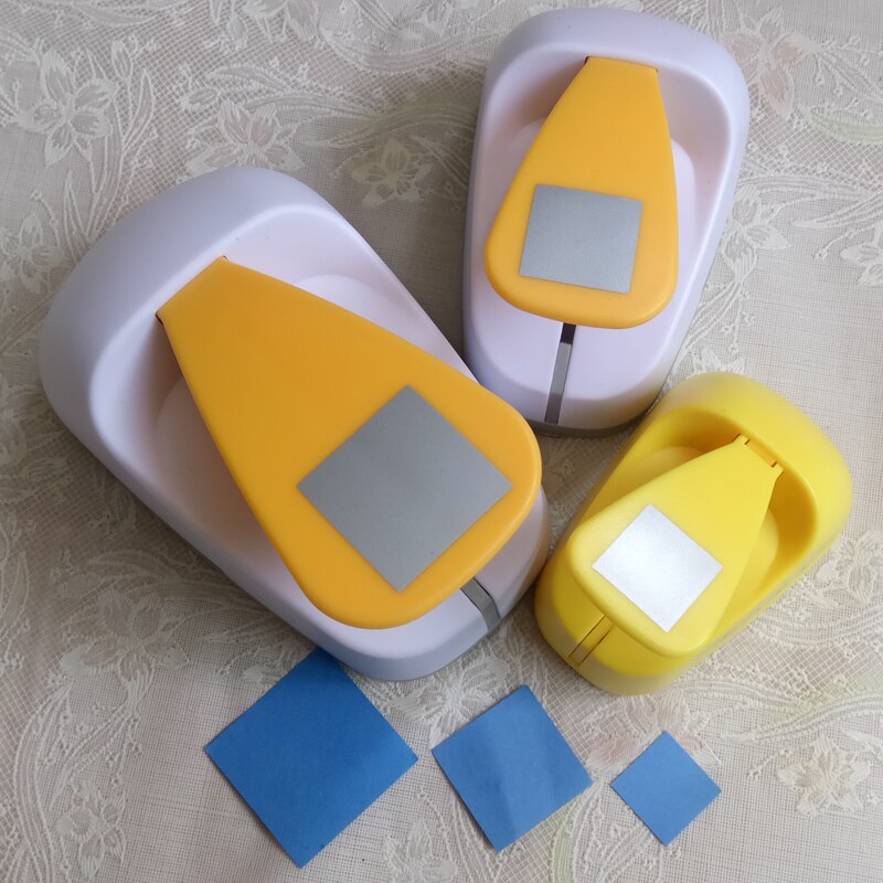 18mm-53mm Square Shaped craft punch Scrapbooking School DIY Paper Cutter EVA foam Geometry Hole Punches