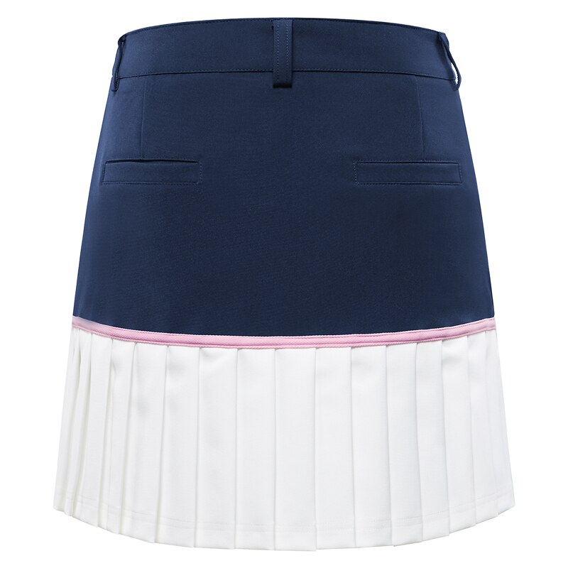 Kvinder plisseret kort nederdel sommer anti-lys tennis badminton mini nederdel slankende midje rynke kjole xl  d0814